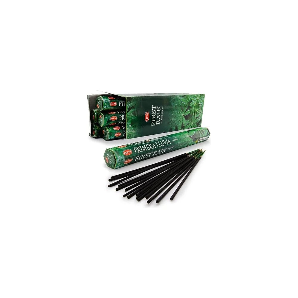 Изображение товара Благовония HEM FIRST RAIN Первый дождь 20 палочек аромат сосна нероли евкалипт кедр