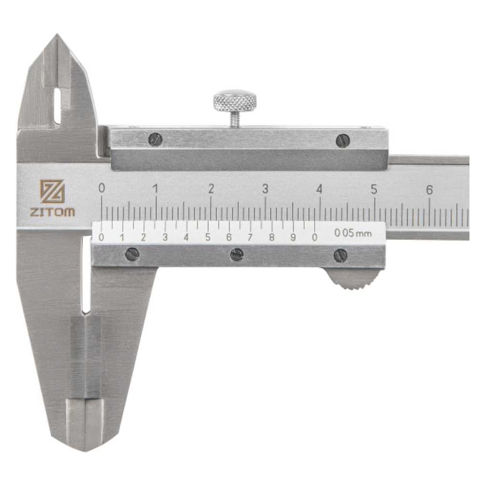 Изображение товара Штангенциркуль ZITOM ШЦТ-I-125-0,05 для точных измерений металла