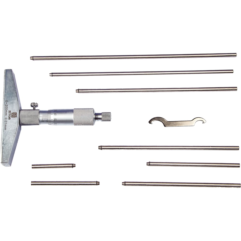 Глубиномер ZITOM ГМ 200 ГОСТ 7470-92 kj00006