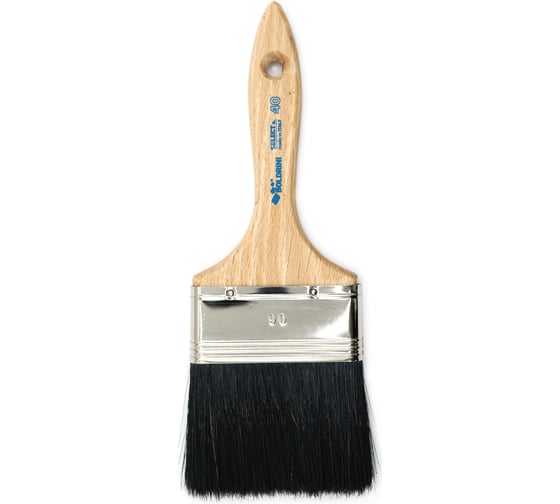 Изображение товара Профессиональная кисть Boldrini черная щетина 90 мм 40090