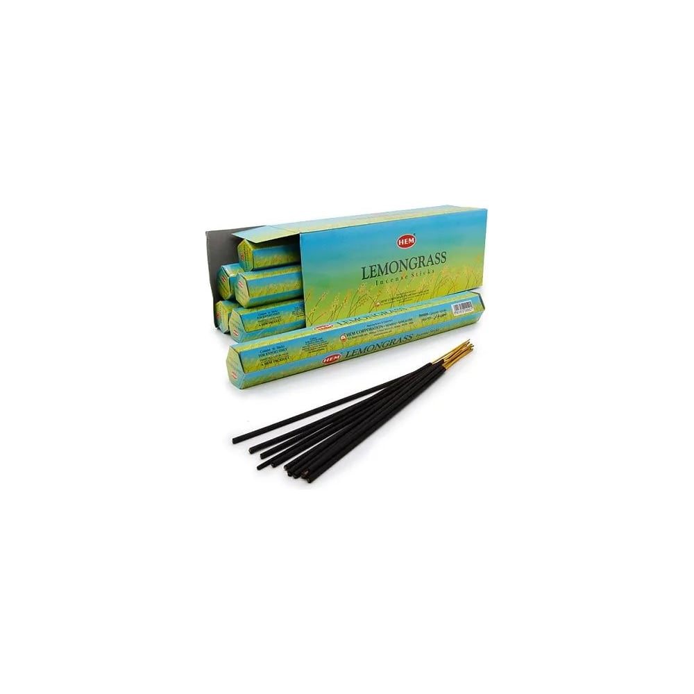 Изображение товара Благовония HEM LEMONGRASS Лимонник 20 палочек аромат цитрусовых