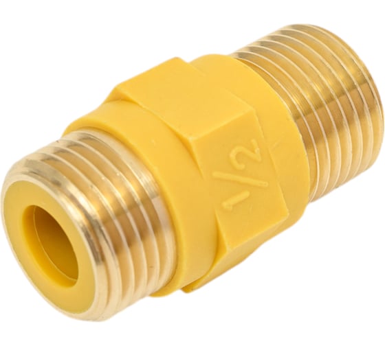 Изображение товара Изолирующая газовая вставка Millennium 1/2-1/2 штуцер/штуцер желтый DVM1212