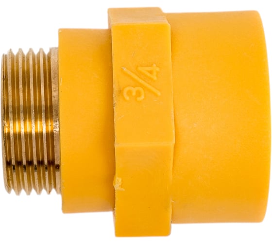 Изображение товара Изолирующая газовая вставка Millennium 3/4-3/4 гайка/штуцер желтый DVF3434