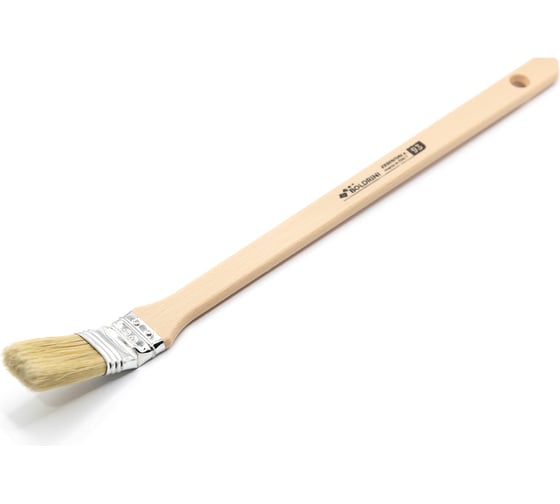 Изображение товара Кисть Boldrini радиаторная с натуральной щетиной и ручкой из дуба, 30х15 мм, 93030