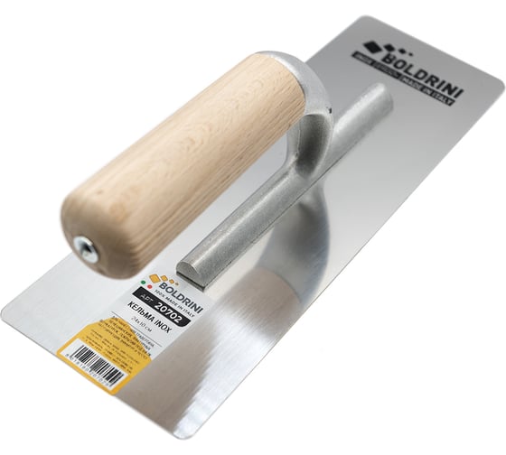 Изображение товара Зеркальная кельма Boldrini из нержавеющей стали Inox 24х10 20702