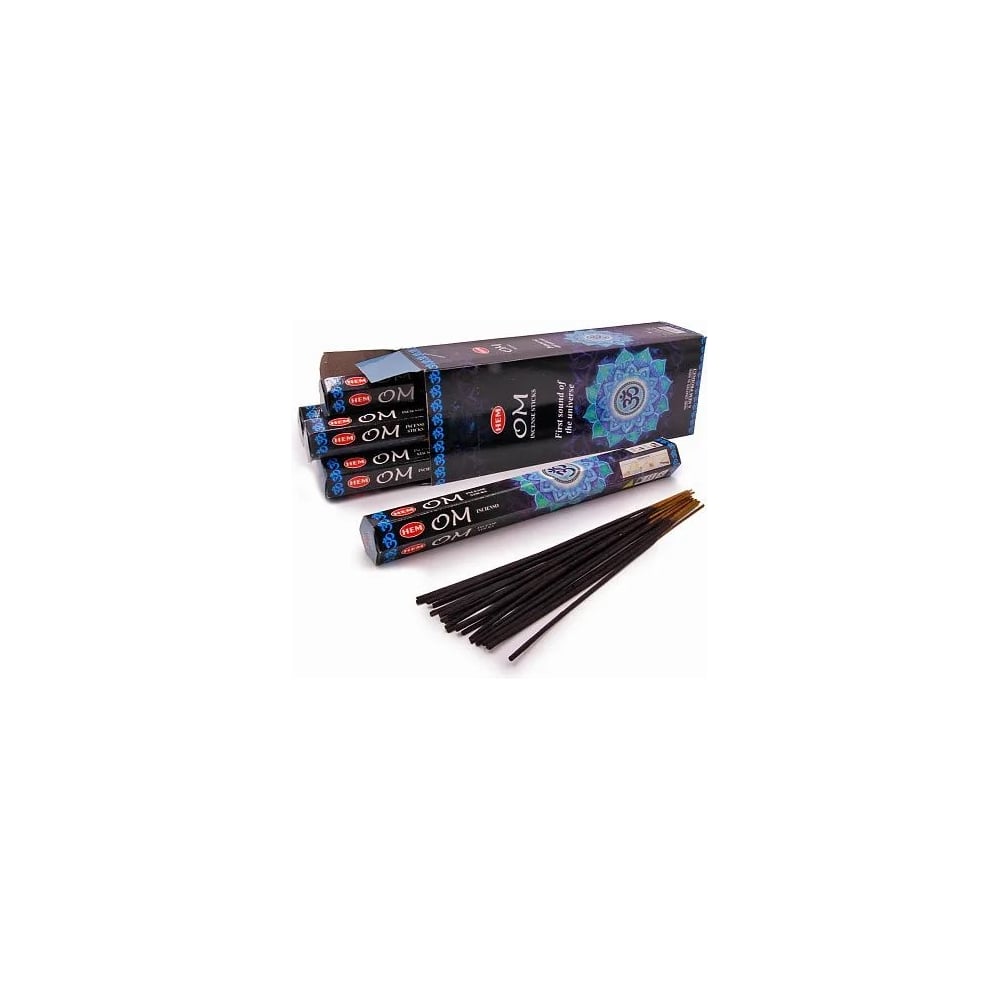 Изображение товара Благовония HEM OM белый и красный сандал мирра лотос апельсин 20 палочек