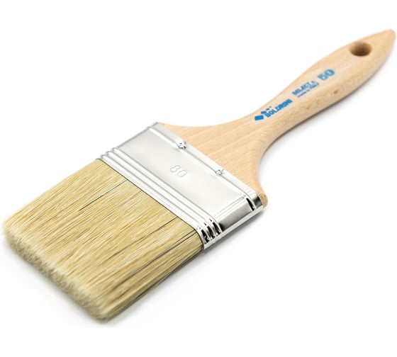 Изображение товара Профессиональная кисть Boldrini натуральная щетина, 80 мм 50080