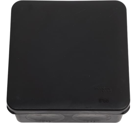 Изображение товара Коробка распределительная Systeme Electric MultiBox IP66 85x85x42 DIY (со стикером) черная SE IMT352971