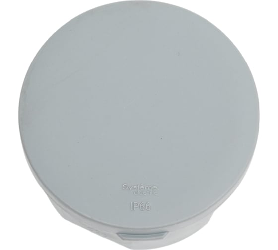 Изображение товара Коробка распределительная Systeme Electric MultiBox IP66 d80x50 DIY (со стикером) серая SE IMT351951