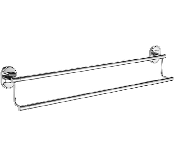 Изображение товара Держатель для полотенец FASHUN двойной, настенного монтажа, L=651 мм A1909