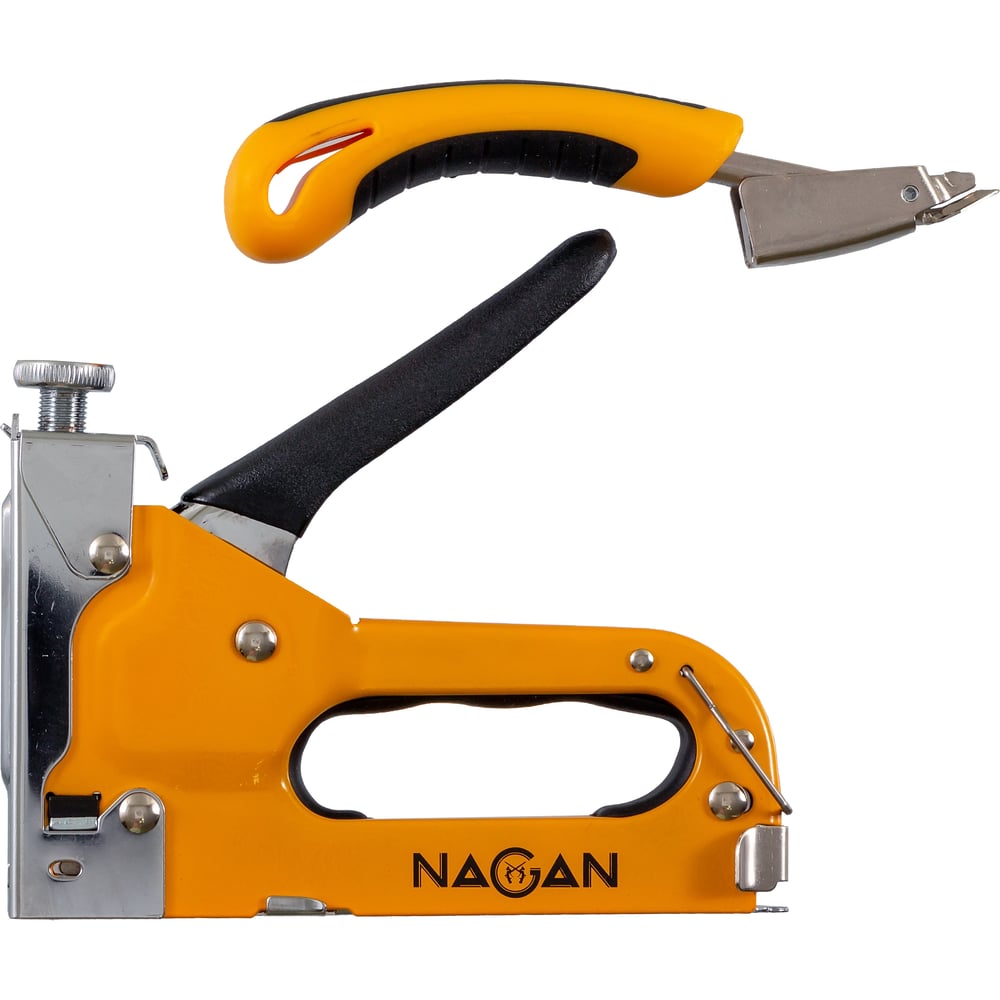Изображение товара Степлер строительный NAGAN с регулировкой удара и индикатором