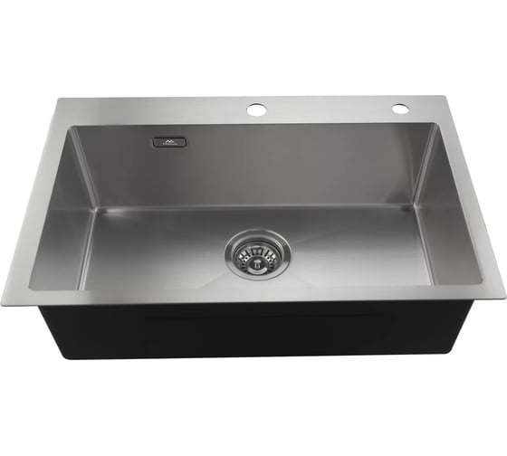 Изображение товара Кухонная мойка из нержавеющей стали FASHUN PROFI 680х450 мм 27M Комплект AS6845