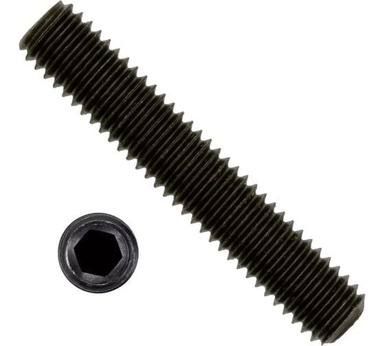 Изображение товара Винт Море-Метизов DIN 913, кл.пр. 12.9, оксид, M8х12 мм, 10 шт. VINT91381210M