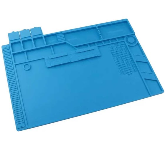 Изображение товара Термостойкий магнитный коврик для пайки и ремонта S170 (480x320 мм) QUICKO QTS170