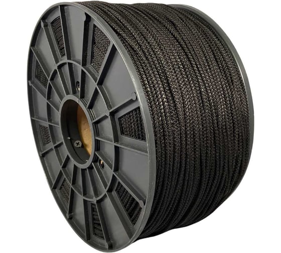 Изображение товара Шнур вязаный полипропиленовый ООО Оптхозторг 3 мм 500 м черный 03835003