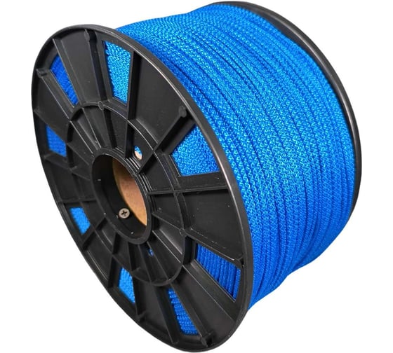 Изображение товара Шнур вязаный полипропиленовый ООО Оптхозторг 3 мм 500 м синий 03835004