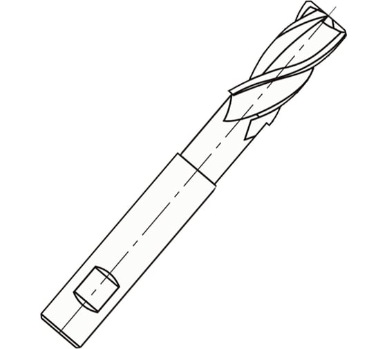 Изображение товара Фреза HF443 MM 12 (36) R0.5 CR 4F W PV300 OSAWA HF44305120