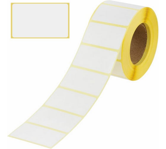 Изображение товара Этикетка Термоэко (40х30 мм), 1000 этикеток в ролике, светостойкость до 2 месяцев, ОФИСМАГ 116664