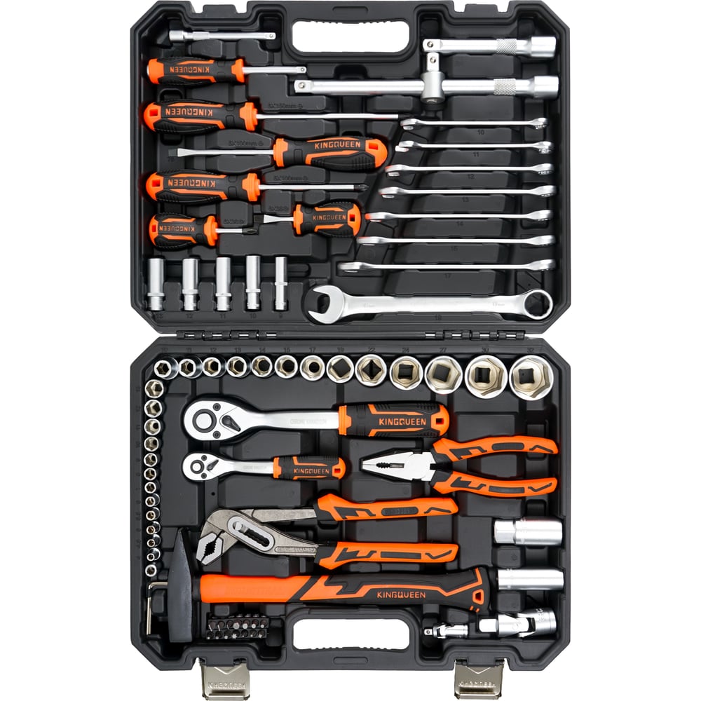 Изображение товара Набор инструментов KINGQUEEN 76 предметов, 72 зуба WIB-246