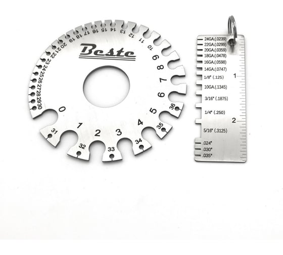 Изображение товара Калибр для измерения сечения провода BESTE AC01200817