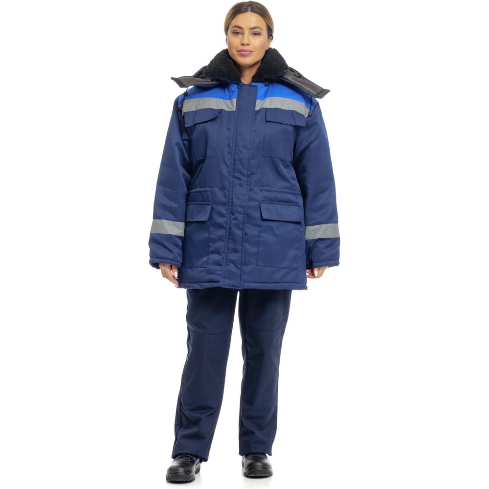 Изображение товара Женская утепленная куртка ИВАРУС ИТР 60-62, рост 182-188, светоотражающие полосы