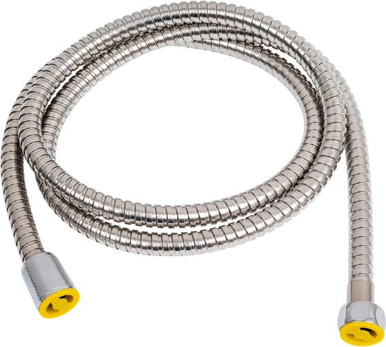 Изображение товара Шланг для душа FASHUN 150 см, в двойной оплетке, D=13 мм, конус.гайка цинк G1/2 хром+медная гайка хром G1/2 A45 00-00000457