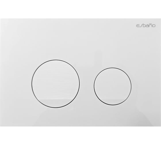 Изображение товара Клавиша для инсталляции Esbano SLIM-37GW глянцевый белый ESINSLM37GW