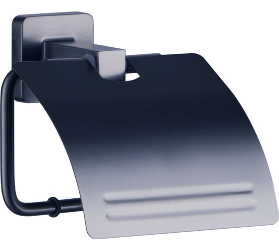 Изображение товара Держатель для туалетной бумаги FASHUN с крышкой, настенного монтажа, L=64 мм, H=130 мм A2603-17