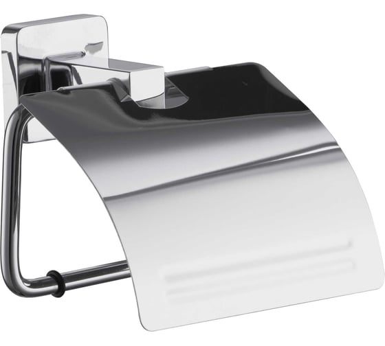 Изображение товара Держатель для туалетной бумаги FASHUN с крышкой, настенного монтажа, L=64 мм, H=130 мм A2603