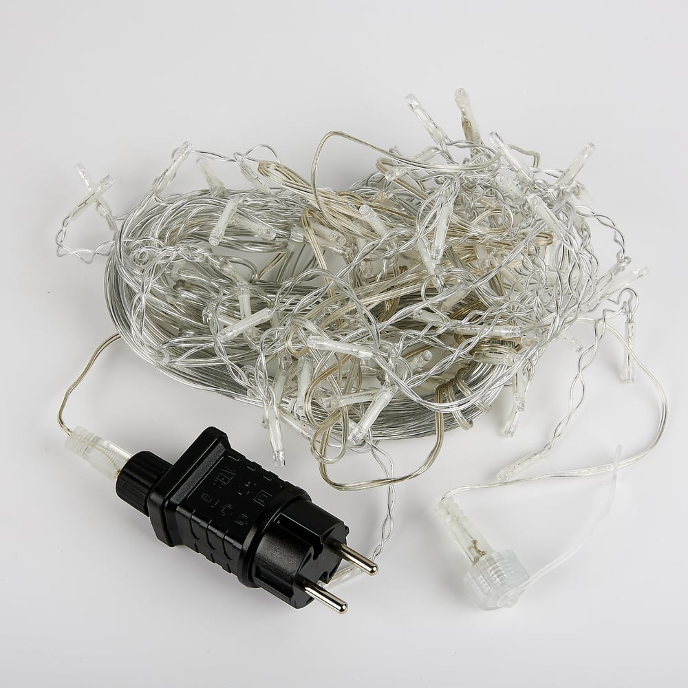 Изображение товара Гирлянда Uniel ULD-B6006-080/STK 6м Тёплый белый IP44 бахрома