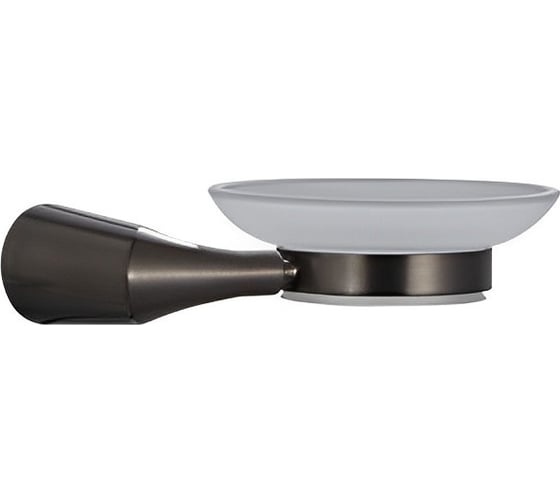 Изображение товара Мыльница со стеклянным матовым блюдцем настенного монтажа FASHUN L=157 мм A1802-17