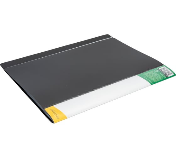 Изображение товара Папка INFORMAT с файлами, А4, 30 файлов, черная, пластик, 500 мкм, карман NP0151-30Bk