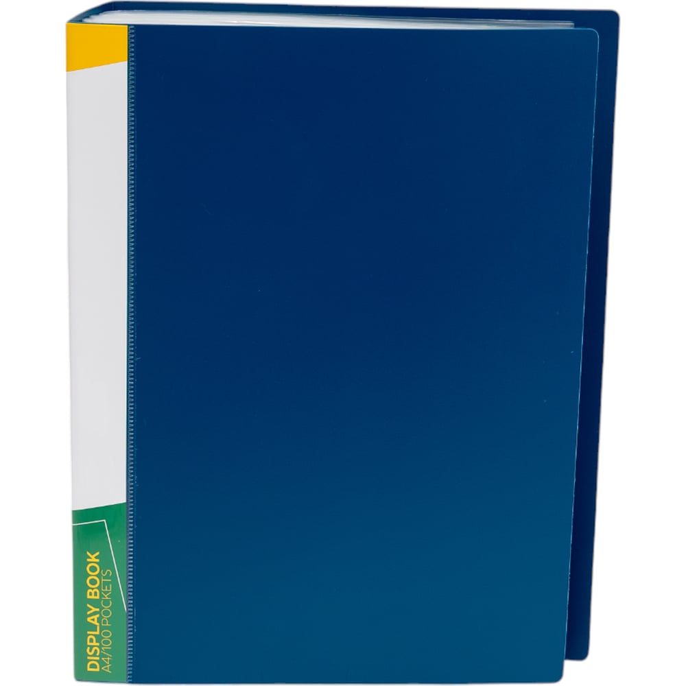 Изображение товара Папка для документов INFORMAT А4 100 файлов синяя пластиковая