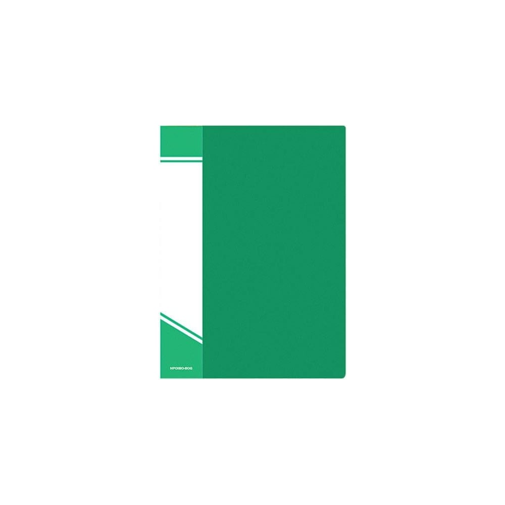 Изображение товара Папка INFORMAT с 80 файлами А4 из пластика, зеленая, 800 мкм