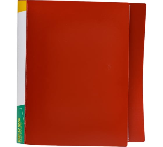 Изображение товара Папка INFORMAT с файлами, А4, 60 файлов, красная, пластик, 600 мкм, карман NP0165-60R