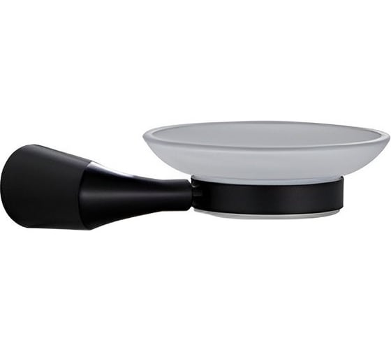 Изображение товара Мыльница со стеклянным матовым блюдцем настенного монтажа FASHUN L=157 мм A1802-7