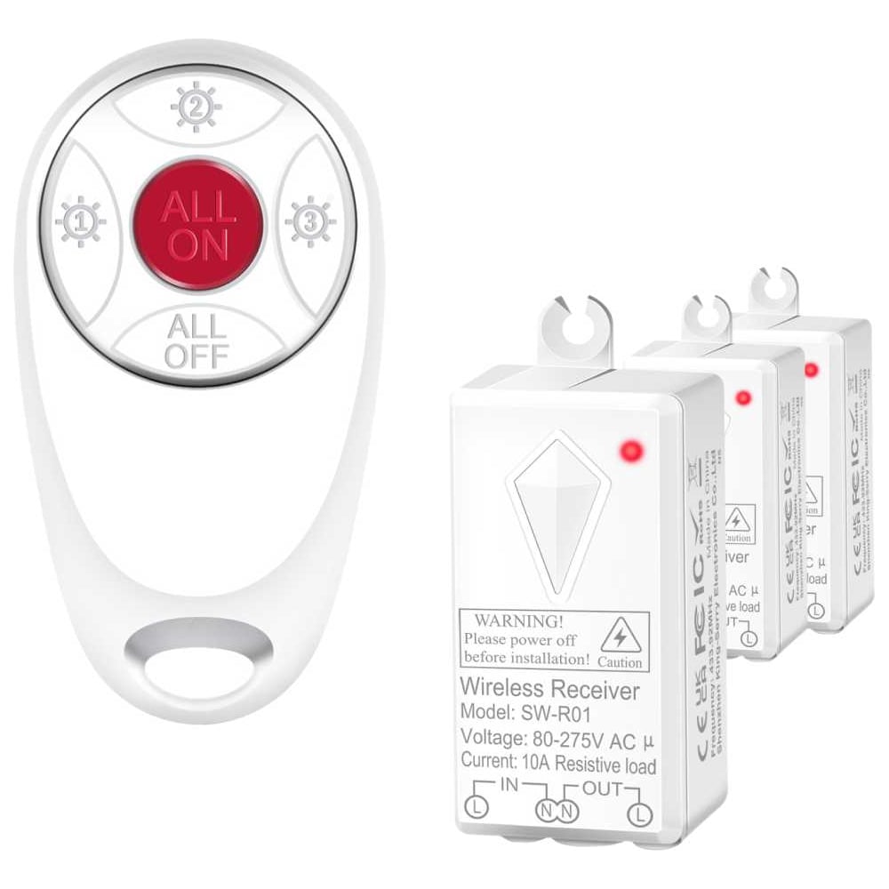 Изображение товара Пульт GRITT Practic SX 3кл. комплект: 1 пульт, 3 радиореле 1000Вт 21117