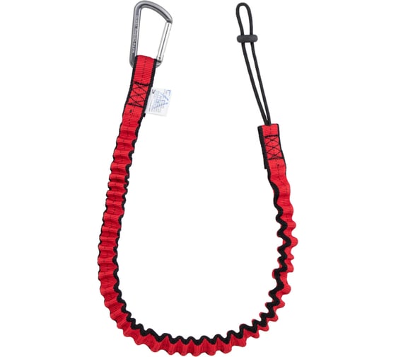 Изображение товара Стропа эластичная одинарная для крепления инструмента VENTO (до 25 кг) с карабином "Мини" vnt 285 set 1229