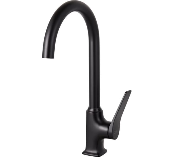 Изображение товара Смеситель для кухни FASHUN A4086-7 чёрный, латунь картридж D=35 мм, гайка УТ-00002337