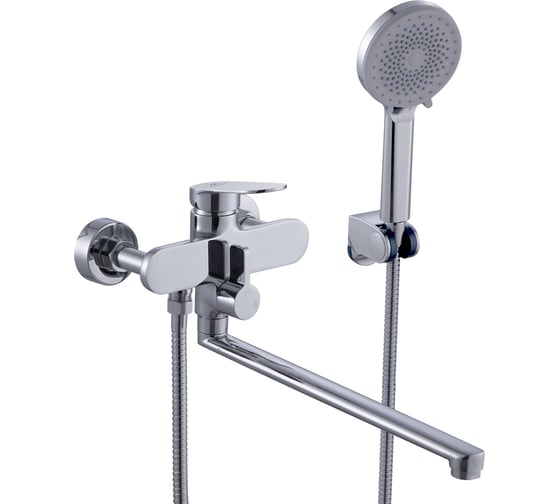 Изображение товара Смеситель ванно-душевой FASHUN с душевым гарнитуром A2288