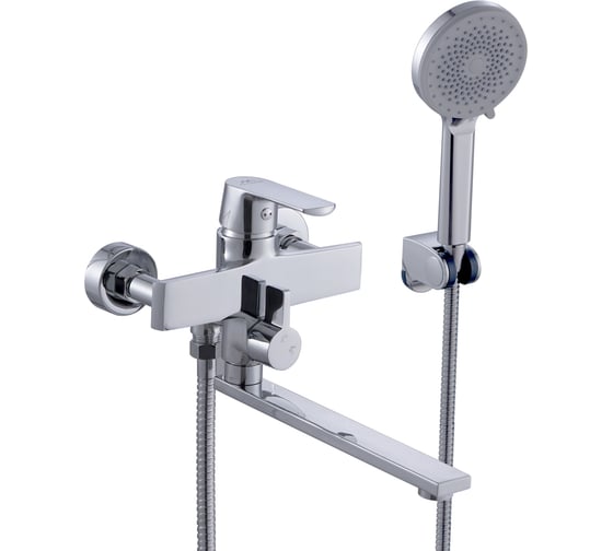 Изображение товара Смеситель ванно-душевой FASHUN с душевым гарнитуром A2289