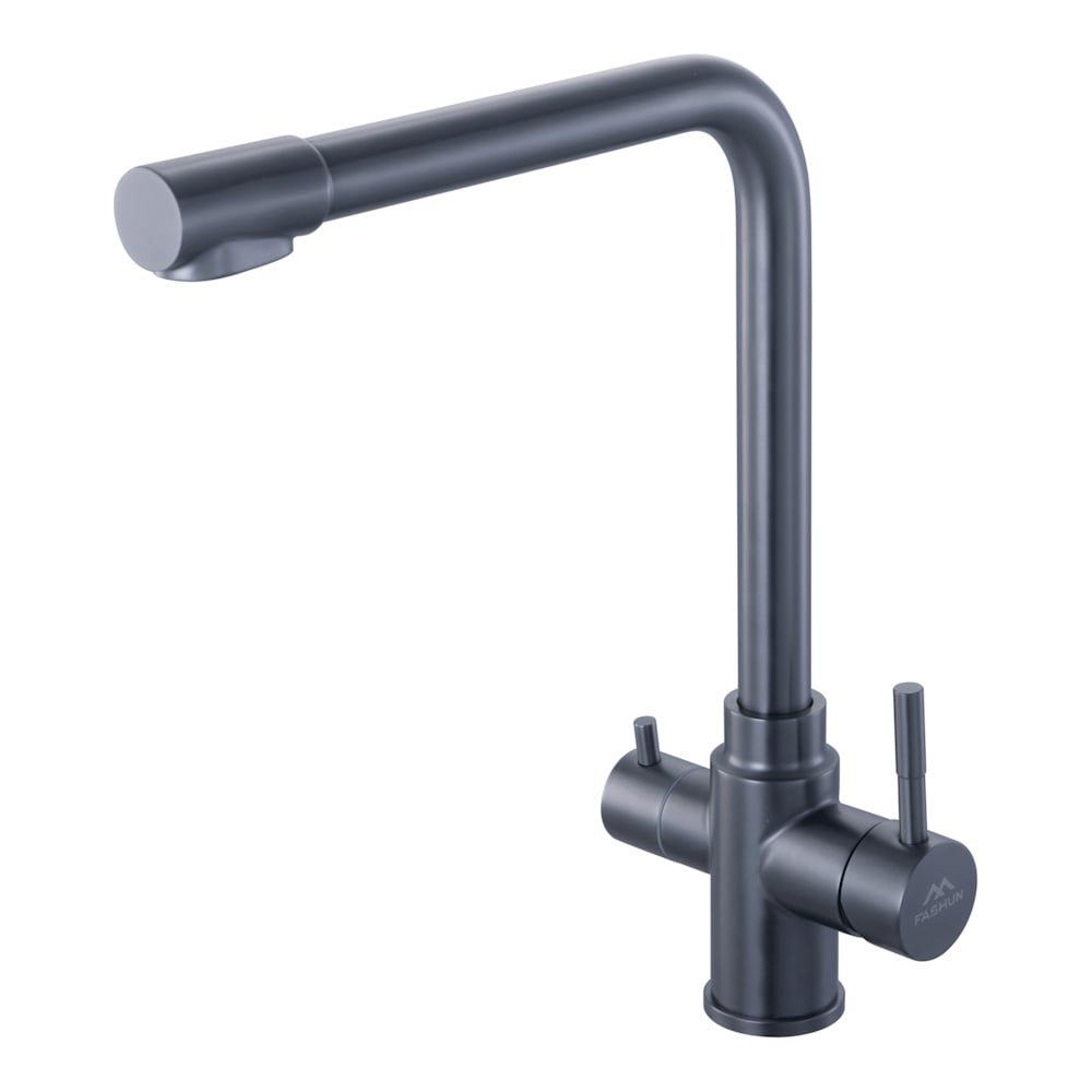 Изображение товара Смеситель для кухни FASHUN A54309-17 с фильтром, поворотный, графит