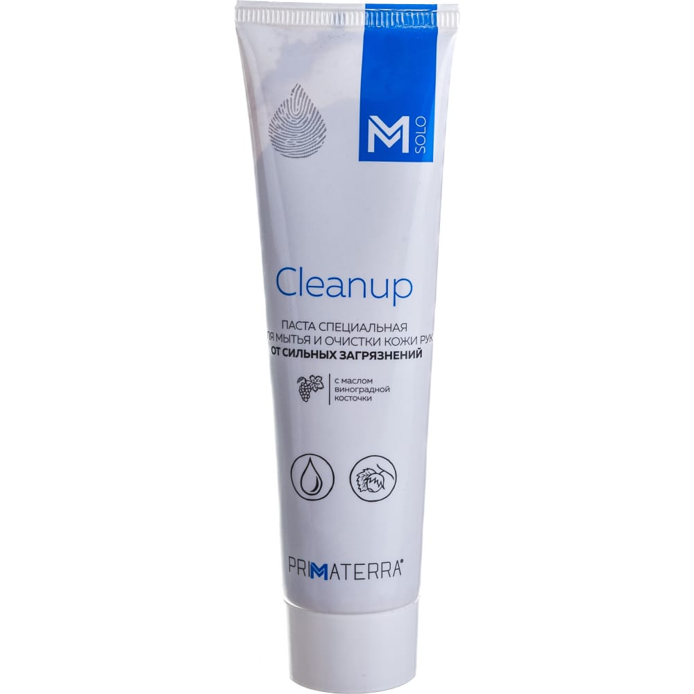 Паста для очистки кожи рук от сильных загрязнений TM Primaterra паста для очистки кожи от устойчивых загрязнений ампаро