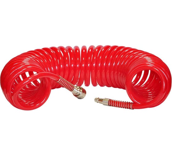 Изображение товара Шланг полиуретановый спиральный PH06 10 м, 12 мм c быстросъемным соединением SKIPER 00-00014414