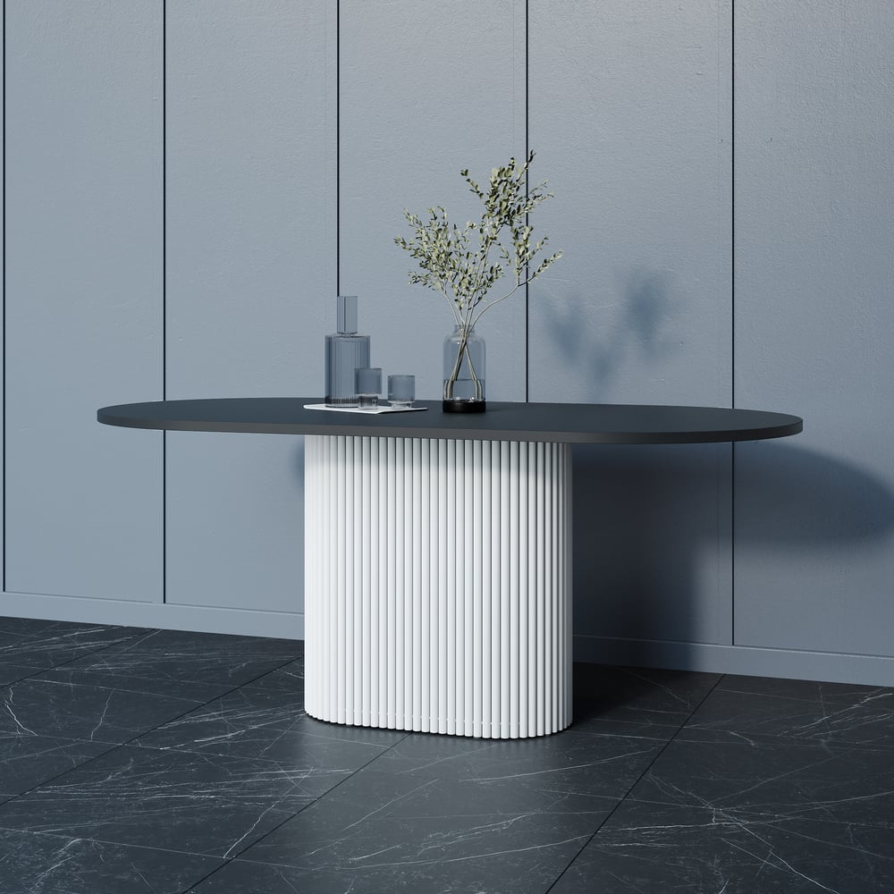 Изображение товара Овальный обеденный стол GENGLASS TRUBIS Wood 180