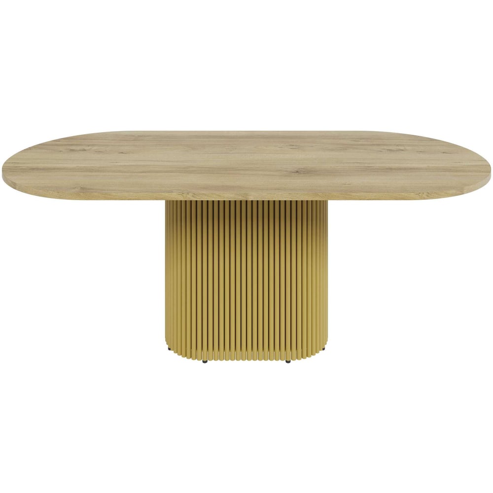 Изображение товара Овальный обеденный стол GENGLASS TRUBIS Wood 200 GGT-03-1-1-О-20090 стильный и надежный