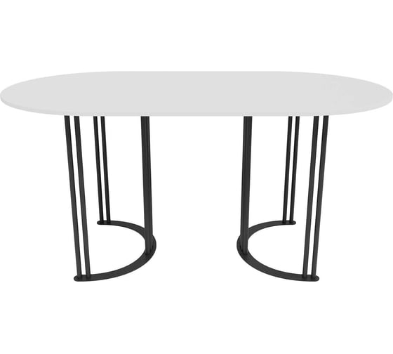 Изображение товара Стол овальный с металлическим подстольем GENGLASS VIOLUR GGT-20-2-3-16080