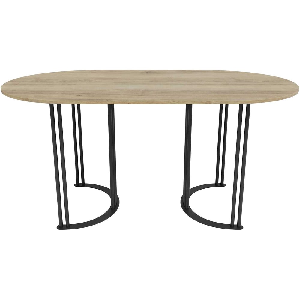 Изображение товара Овальный стол с металлическим подстольем GENGLASS VIOLUR GGT-20-2-1-16080