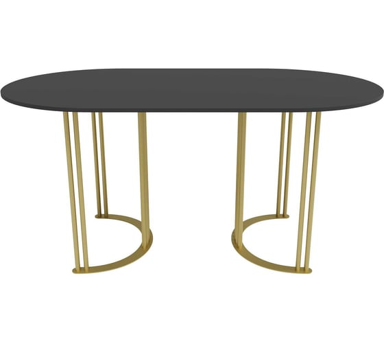 Изображение товара Стол овальный с металлическим подстольем GENGLASS VIOLUR GGT-20-1-2-16080