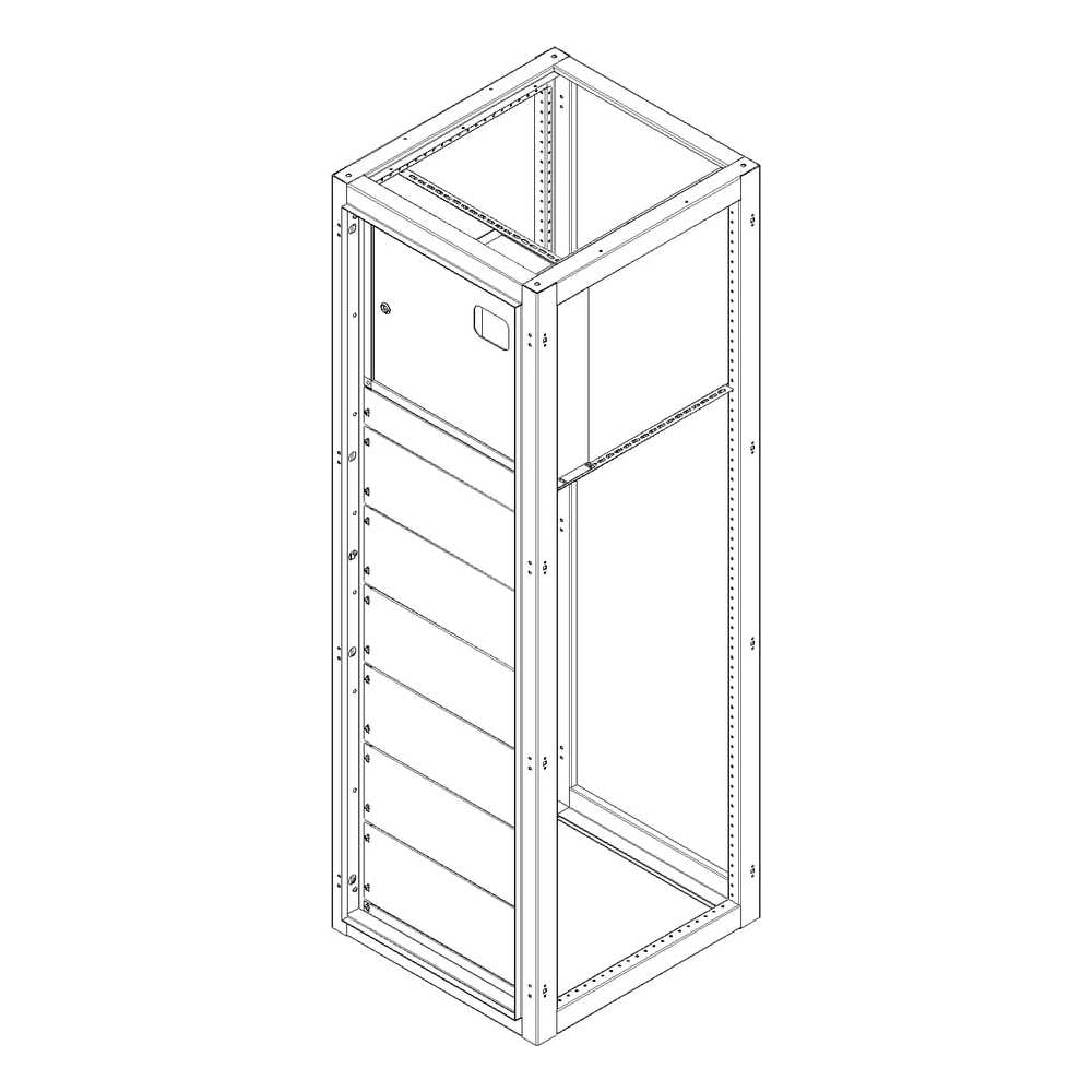 Изображение товара Отсек учета MULTICOLOR УМК 600х510х140 светло-серый RAL 7035 оцинкованная сталь алюминий